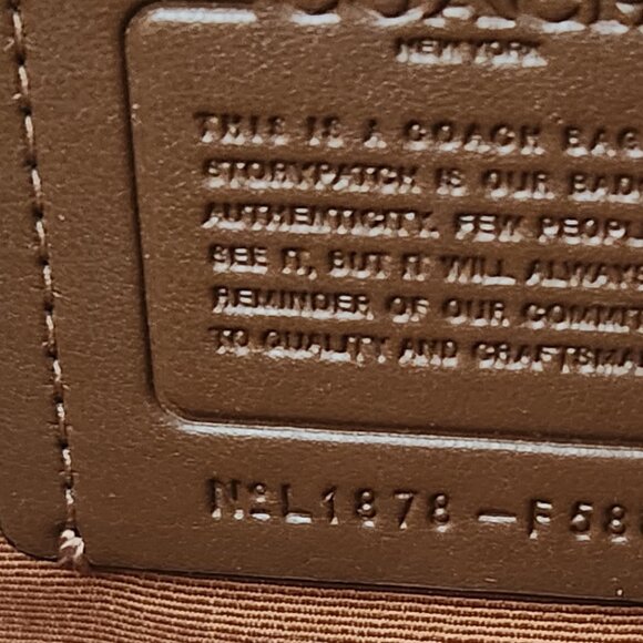 Like New Coach City Zip Brown Leather Shoulder Bag Tote Purse - Picture 13 of 13